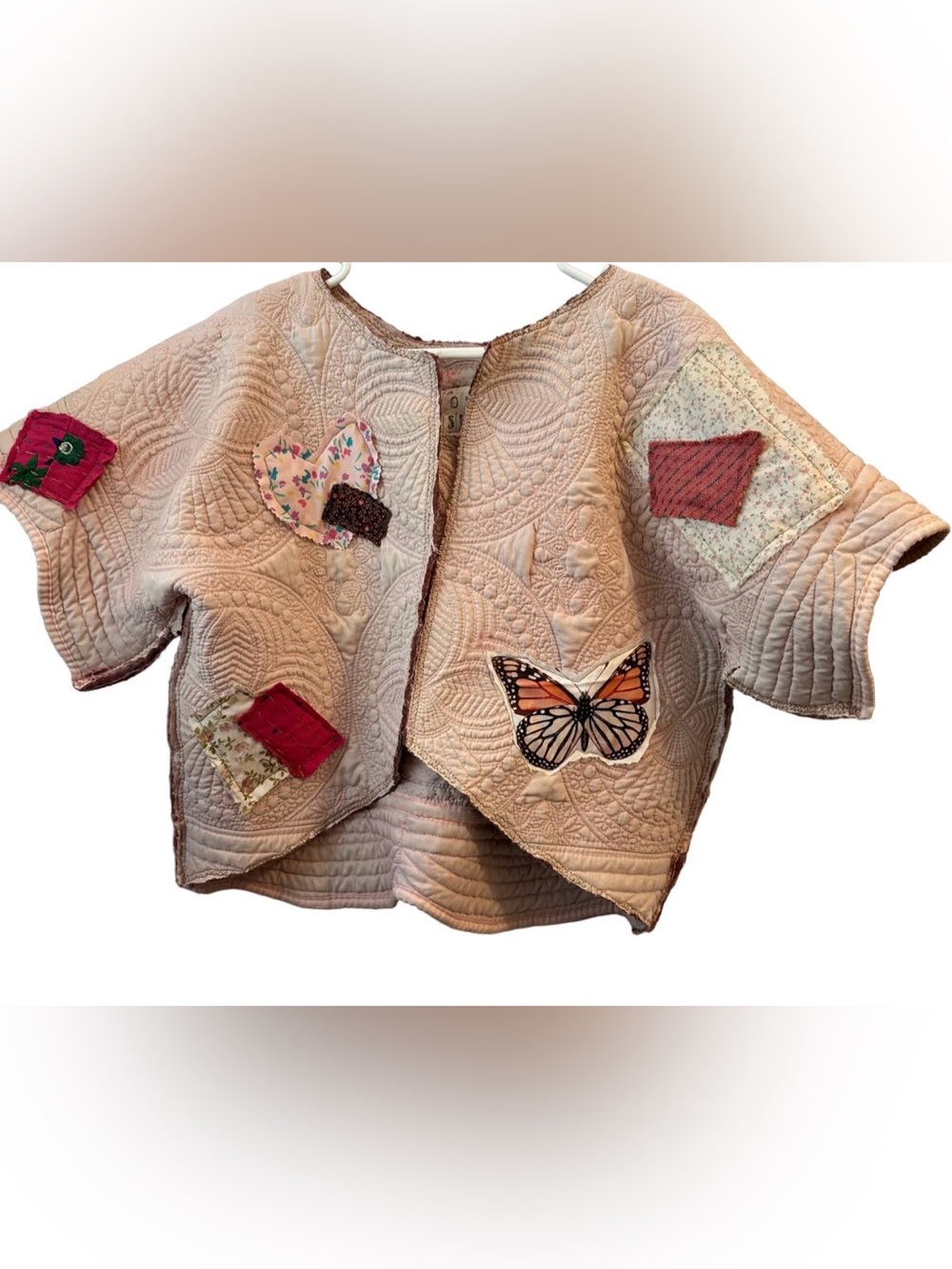 Handmade quilted patchwork jacket